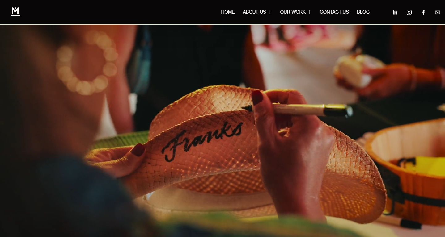 MCR Agency homepage before